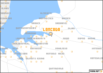 map of Lançada