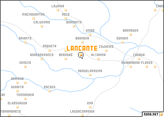 map of Lançante