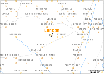 map of Lančár