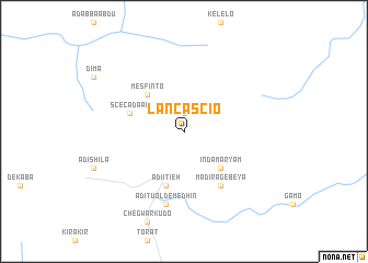 map of Lancascio