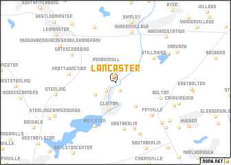 map of Lancaster