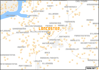 map of Lancaster