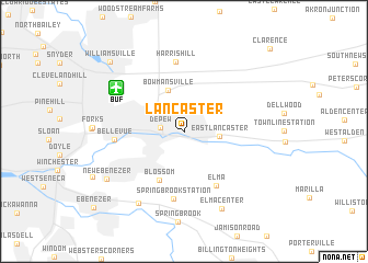 map of Lancaster