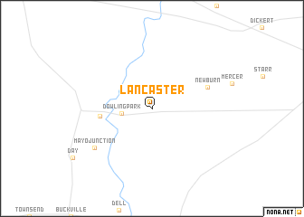 map of Lancaster