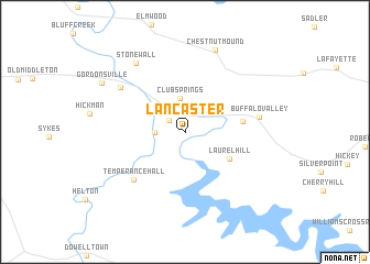 map of Lancaster