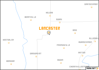 map of Lancaster