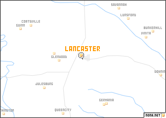 map of Lancaster