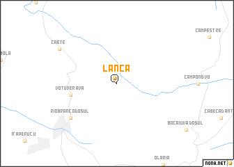 map of Lança