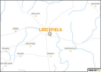 map of Lance Field