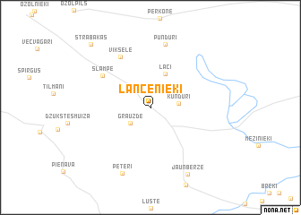 map of Lancenieki