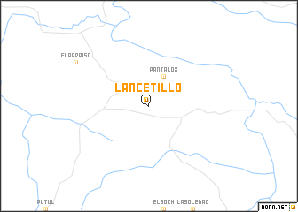 map of Lancetillo