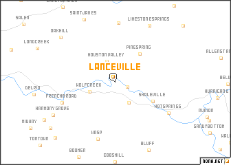 map of Lanceville