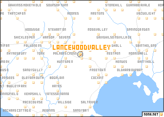 map of Lance Wood Valley