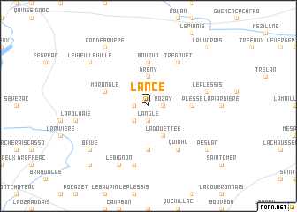 map of Lancé