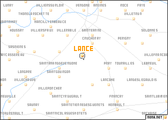 map of Lancé