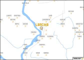 map of Lancika