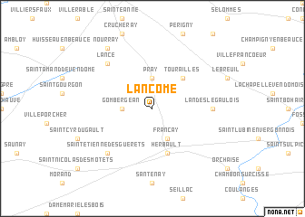 map of Lancôme