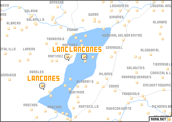 map of Lancones