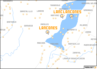 map of Lancones