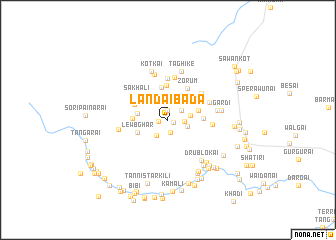 map of Landai Bada