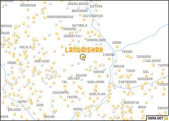 map of Landai Shāh