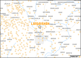 map of Landai Shāh