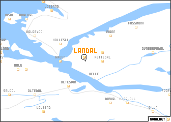 map of Landal