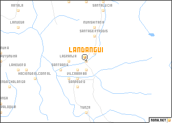 map of Landangui