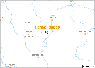 map of Landau Ampar