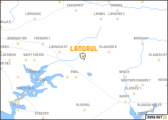 map of Landaul