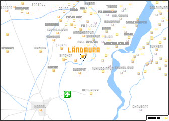 map of Landaura