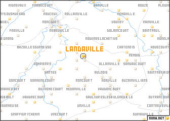 map of Landaville