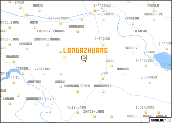 map of Landazhuang