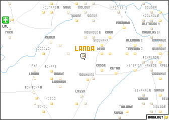 map of Landa