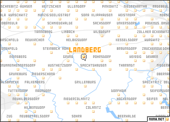 map of Landberg