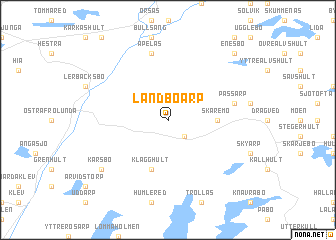 map of Landboarp