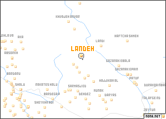 map of Landeh