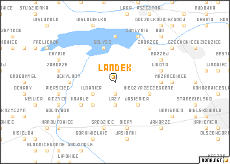 map of Landek