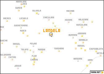 map of Landela