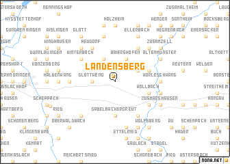 map of Landensberg