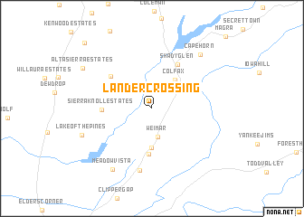 map of Lander Crossing