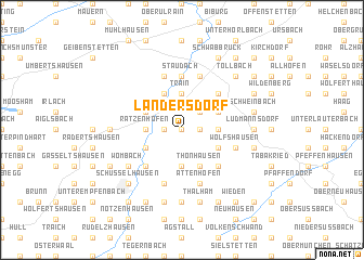 map of Landersdorf