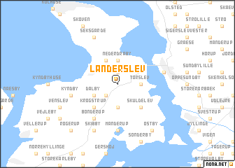 map of Landerslev