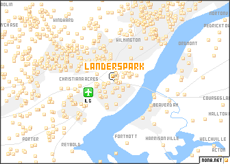 map of Landers Park