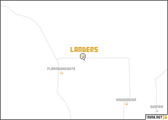 map of Landers