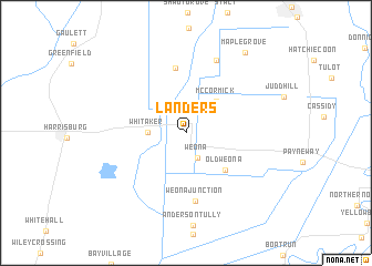 map of Landers