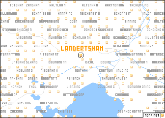 map of Landertsham