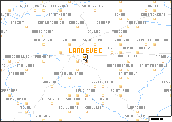 map of Landevec