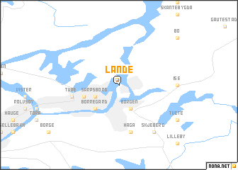 map of Lande