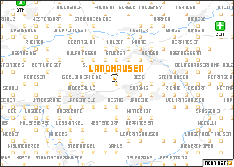 map of Landhausen